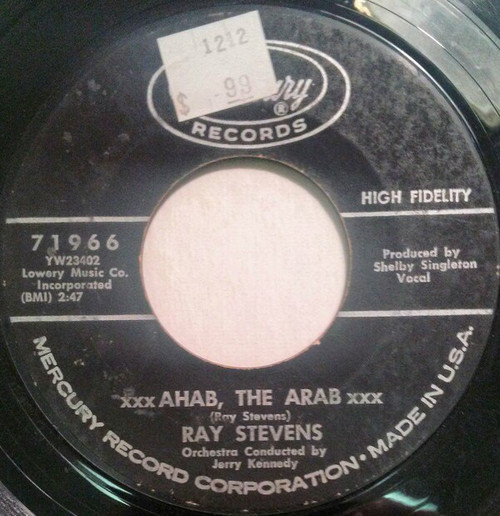 Ray Stevens - Ahab, The Arab - Mercury - 71966 - 7", Single 1053114732