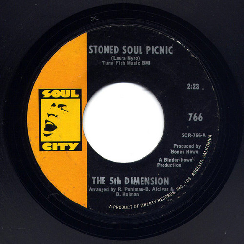The 5th Dimension* - Stoned Soul Picnic (7", Single, Styrene, She)