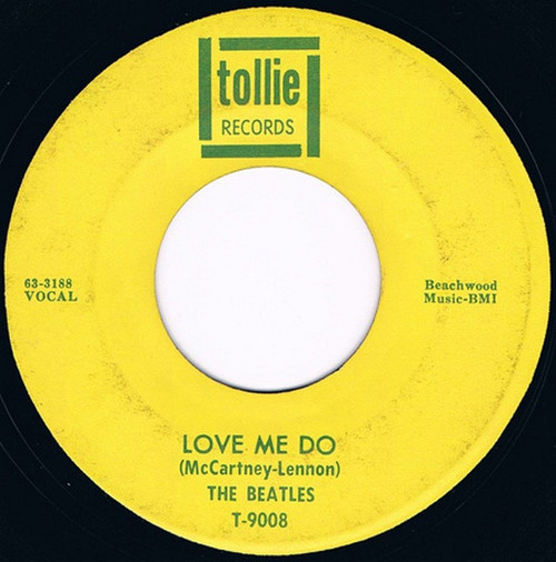 The Beatles - Love Me Do (7", Single, Yel)