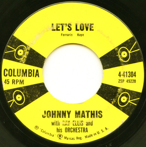 Johnny Mathis - Let's Love / You Are Beautiful (7")