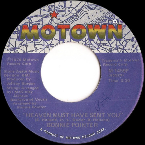 Bonnie Pointer - Heaven Must Have Sent You - Motown - M 1459F - 7" 1054603603