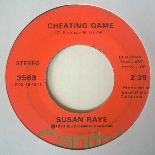 Susan Raye - Cheating Game (7", Single, Los)