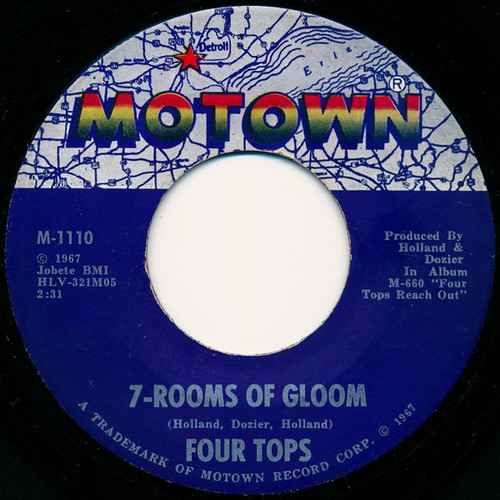 Four Tops - 7-Rooms Of Gloom - Motown - M-1110 - 7", Single 1054787891