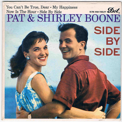 Pat* And Shirley Boone - Side By Side (7", EP)