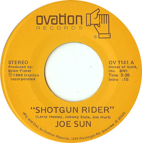 Joe Sun - Shotgun Rider (7", Single)