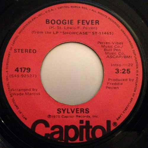 Sylvers* - Boogie Fever / Free Style (7", Los)
