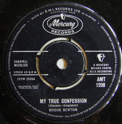 Brook Benton - My True Confession  (7", Single)