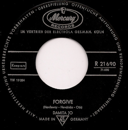 Damita Jo - Forgive (7", Single)