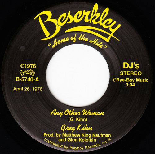 Greg Kihn - Any Other Woman (7", Promo)