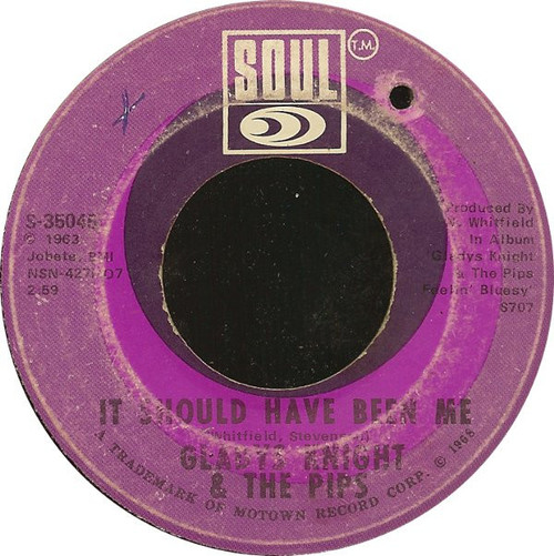 Gladys Knight & The Pips* - It Should Have Been Me (7", Single, ARP)