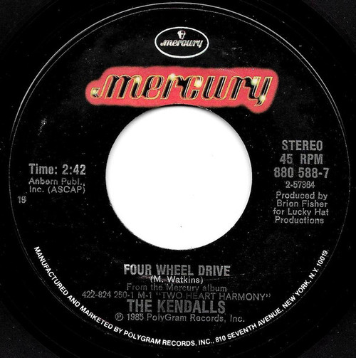 The Kendalls - Four Wheel Drive - Mercury - 880-588-7 - 7", Single, Styrene, Bes 1056852272