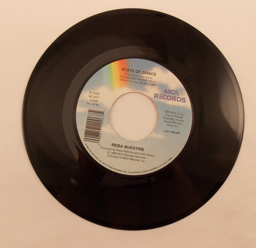 Reba McEntire - I'd Rather Ride Around With You (7")