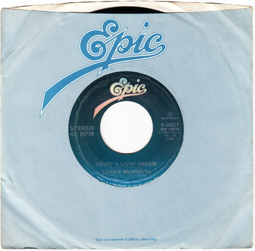 Ronnie McDowell - Lovin' A Livin' Dream (7", Single)
