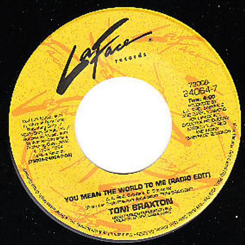 Toni Braxton - You Mean The World To Me (7", Single)
