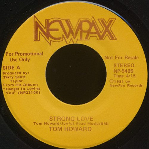 Tom Howard - Strong Love (7", Single, Promo)