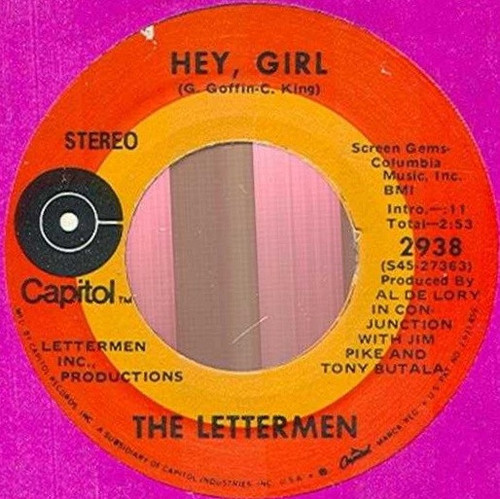 The Lettermen - Hey, Girl / Worlds - Capitol Records - 2938 - 7", Single 1066966558