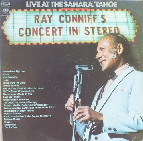 Ray Conniff - Concert In Stereo (Live At The Sahara/Tahoe) (2xLP, Album, Gat)