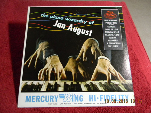 Jan August - The Piano Wizardry Of Jan August (LP, Album, Mono, RE)