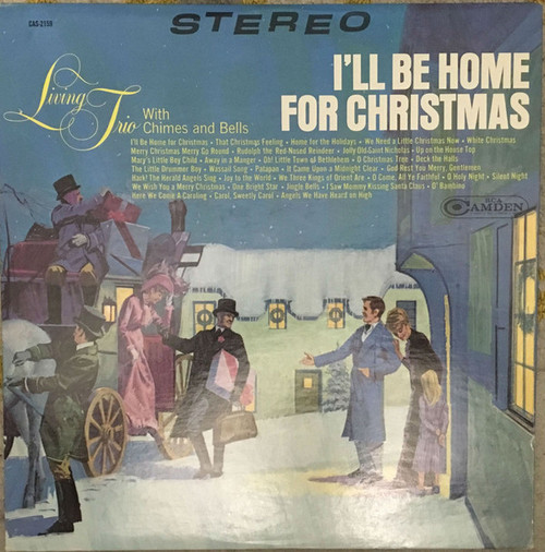 Living Trio With Chimes And Bells* - I'll Be Home For Christmas (LP)