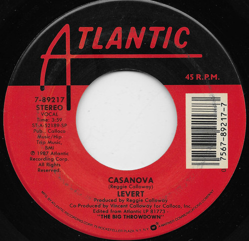 Levert - Casanova - Atlantic - 7-89217 - 7", Single, SP  1071688911