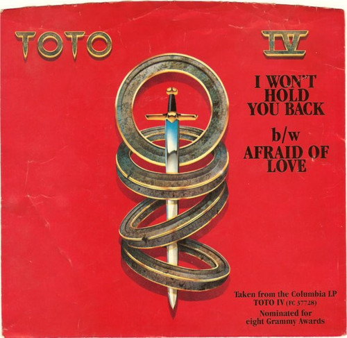 Toto - I Won't Hold You Back - Columbia - 38-03597 - 7", Single, Styrene, Pit 1072089775