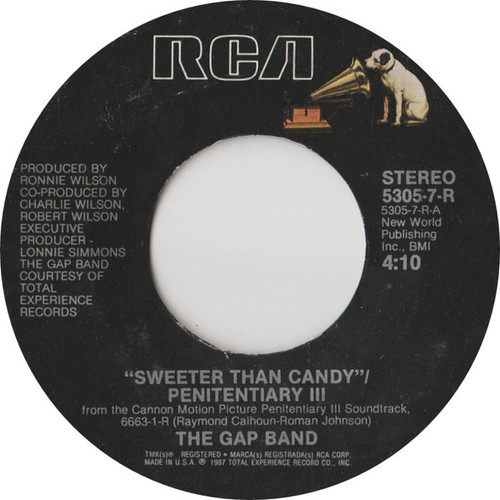 The Gap Band - Sweeter Than Candy/Penitentiary III (7", Single, Styrene)