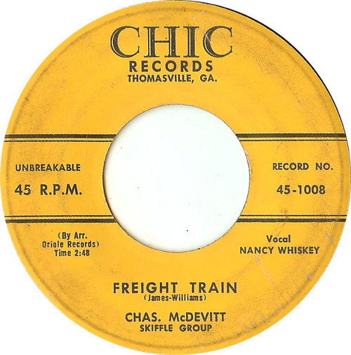 Chas. McDevitt Skiffle Group* - Freight Train (7", Single)