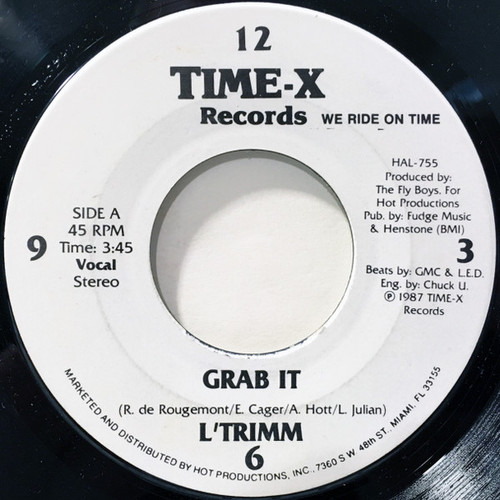 L'Trimm - Grab It (7")