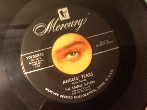 The Laurie Sisters With The Hugo Peretti Orchestra - Angels' Tears / Love And Marriage (7")