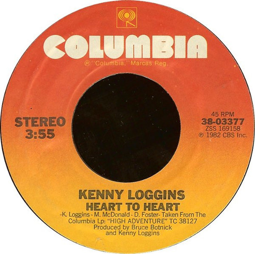 Kenny Loggins - Heart To Heart (7", Single)