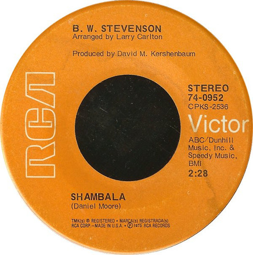 B. W. Stevenson* - Shambala (7")