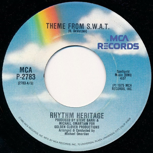 Rhythm Heritage - Theme From S.W.A.T. / Theme From Rocky (Gonna Fly Now) (7")