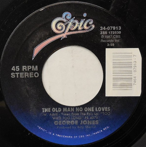 George Jones (2) - The Old Man No One Loves (7", Single)