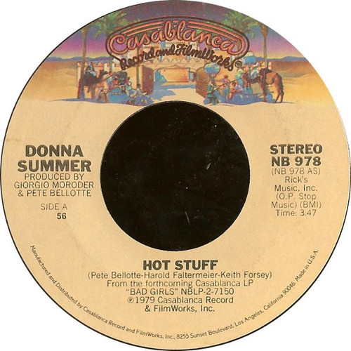 Donna Summer - Hot Stuff - Casablanca - NB 978 - 7", Single, 56 1074092312