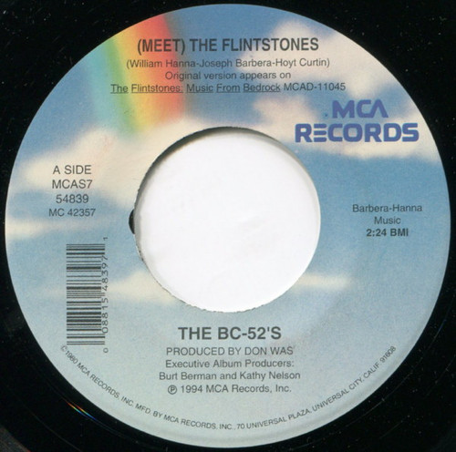 The BC-52's* - (Meet) The Flintstones (7")