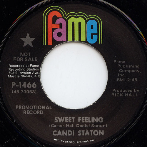Candi Staton - Sweet Feeling / Evidence (7", Single, Promo)
