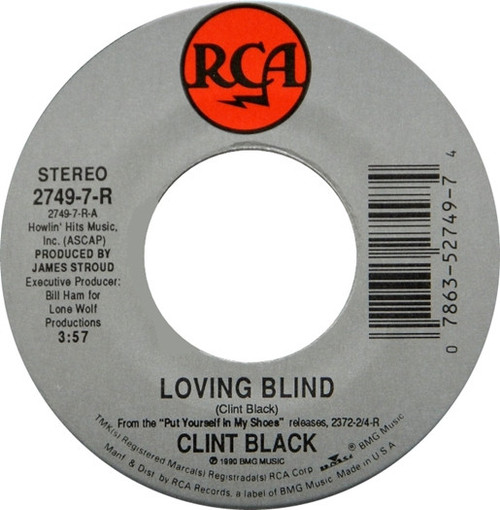 Clint Black - Loving Blind - RCA - 2749-7-R - 7", Single 1075983069