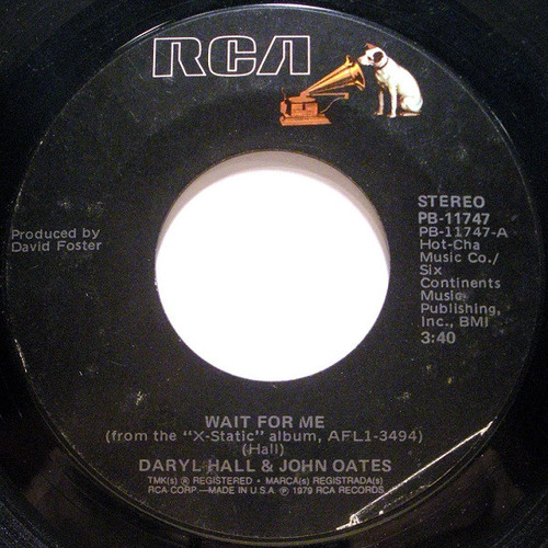 Daryl Hall & John Oates - Wait For Me (7", Styrene)