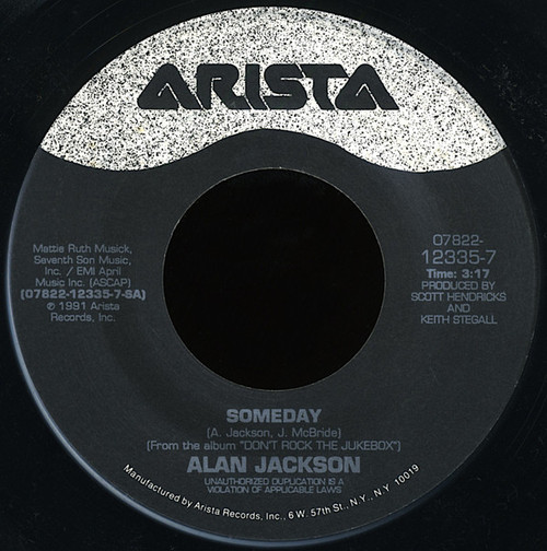 Alan Jackson (2) - Someday (7")