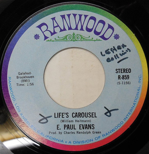 E. Paul Evans* - Life's Carousel (7", Single)