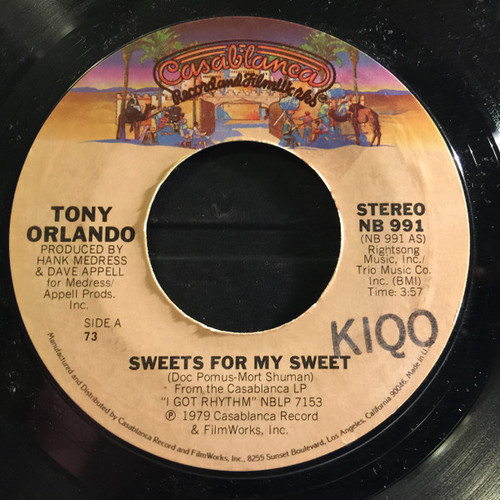 Tony Orlando - Sweets For My Sweet (7")