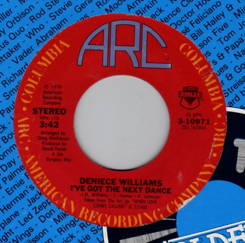Deniece Williams - I've Got The Next Dance (7", Single)
