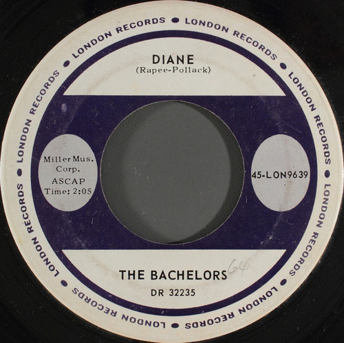 The Bachelors - Diane - London Records - 45-LON9639 - 7", Roc 1080158272