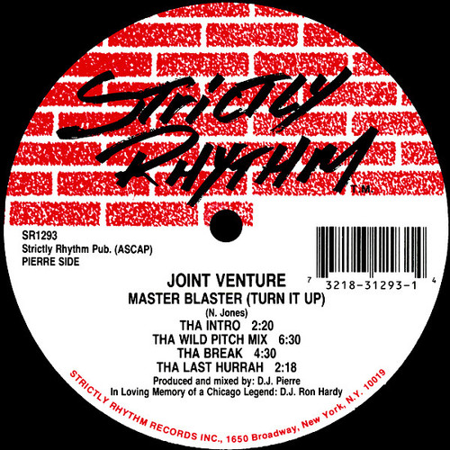 Joint Venture - Master Blaster (Turn It Up) / Somewhere In Space (12")