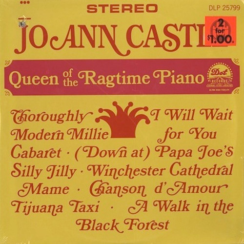 Jo Ann Castle - Queen Of The Ragtime Piano (LP)