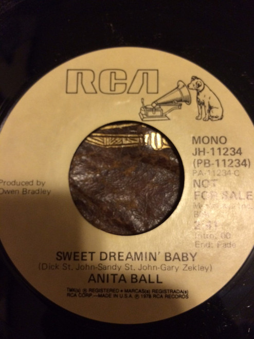 Anita Ball - Sweet Dreamin' Baby (7", Single, Mono, Promo)