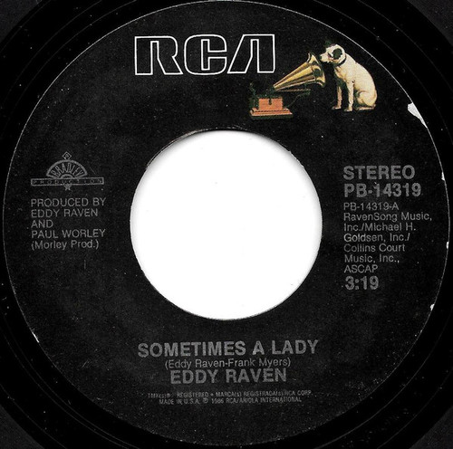 Eddy Raven - Sometimes A Lady - RCA - PB-14319 - 7", Styrene 1083094487