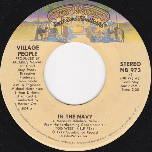 Village People - In The Navy - Casablanca - NB 973 - 7", Single, 49  1083185114