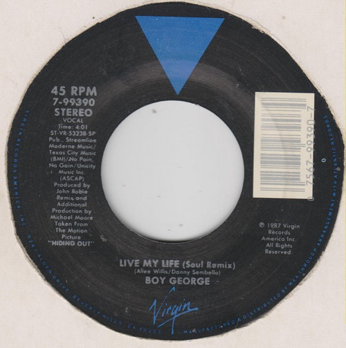 Boy George - Live My Life (7")