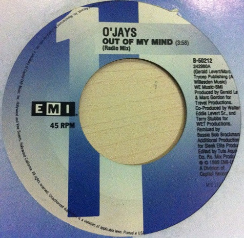 The O'Jays - Out Of My Mind - EMI - B-50212 - 7" 1086757848